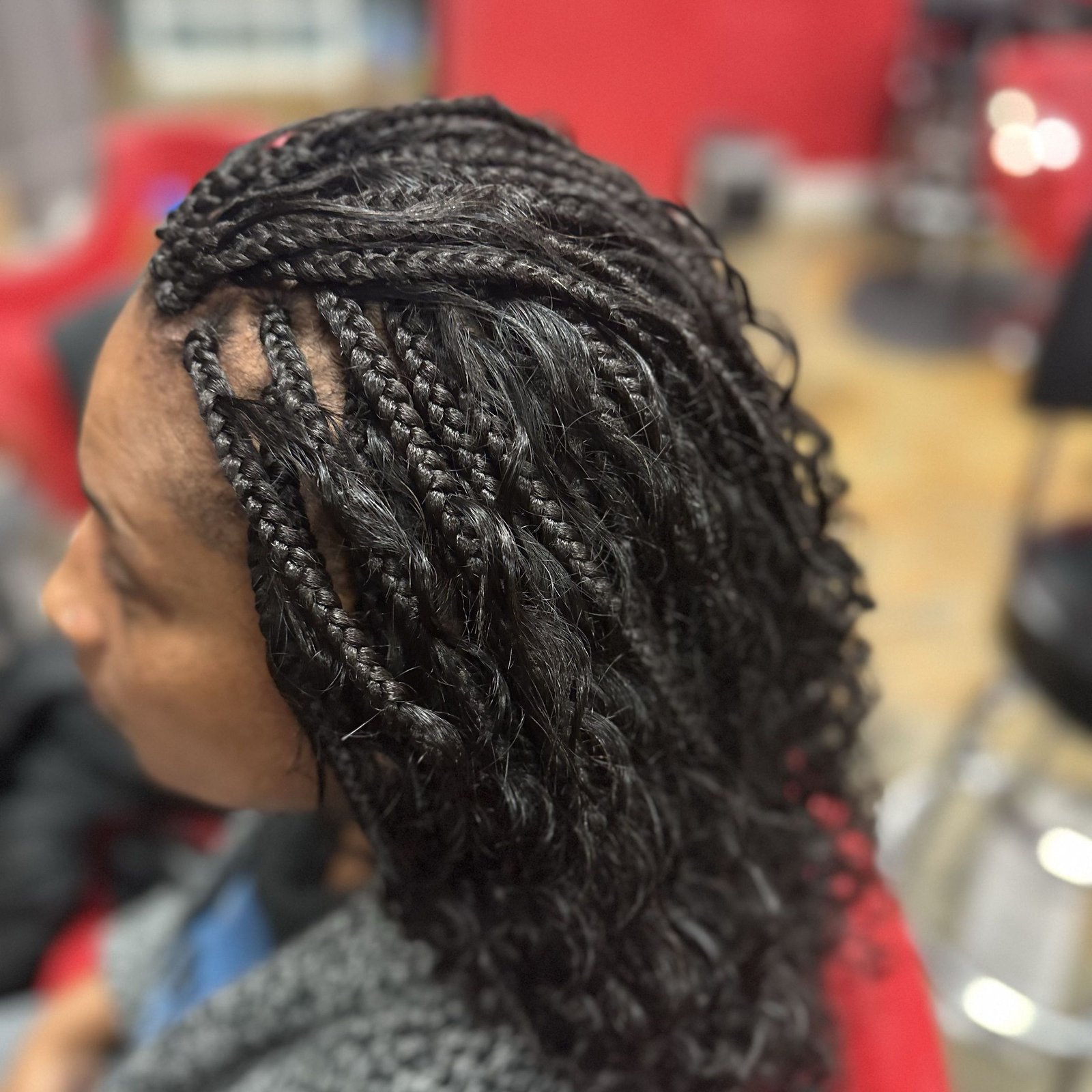 Bohemian box braids
